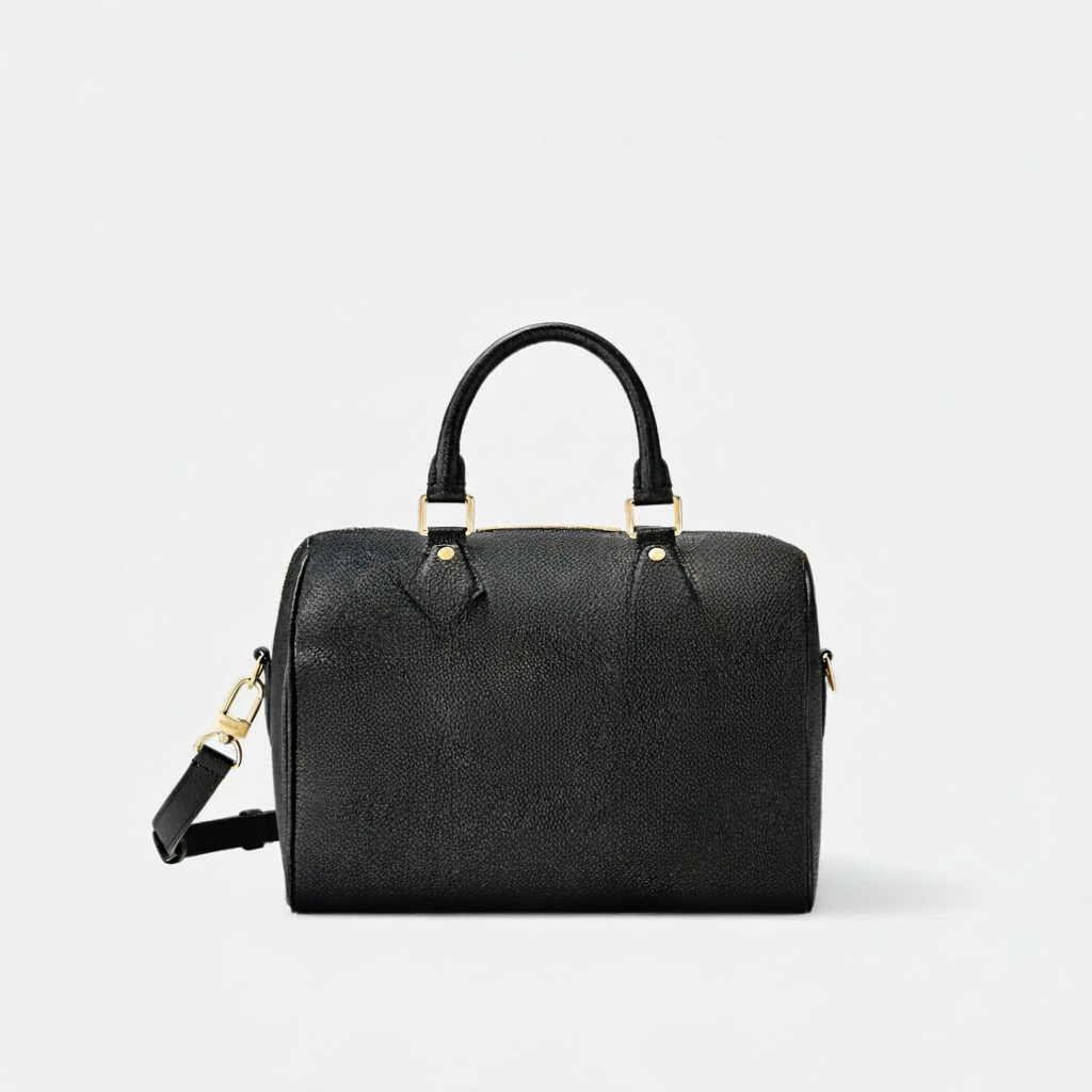 LOUIS VUITTON SPEEDY BANDOULIÈRE 25 EMPREINTE TASCHE SCHWARZ