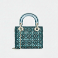 LADY DIOR MINI MIT PERLEN