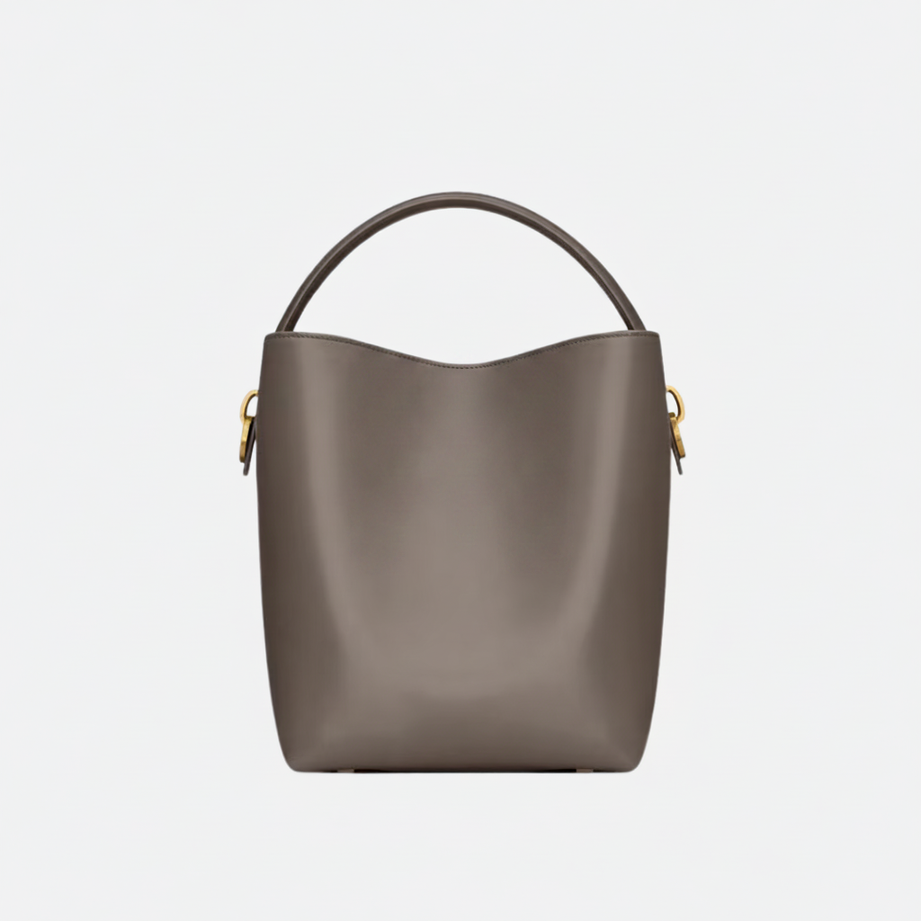 SAINT LAURENT LE 37 BEUTELTASCHE AUS GLÄNZENDEM LEDER